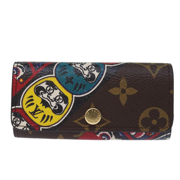 LOUIS VUITTON Monogram Kabuki Daruma Multicles 4 Key Case M67252 LV Auth am6279 - Picture 13 of 16